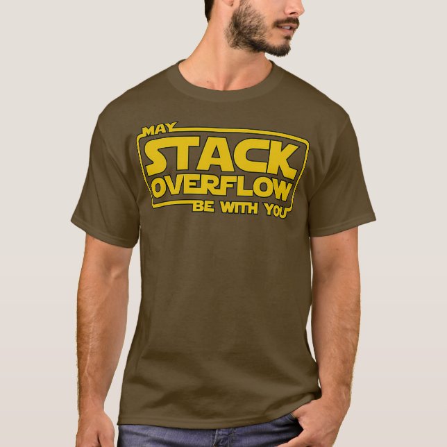 Camiseta Stack Overflow com o programador devops java (Frente)