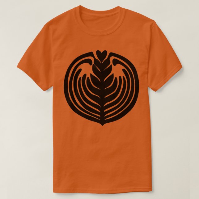 Camiseta Stack Tulip Barista Latte Art Coffee lovers 2 (Frente do Design)
