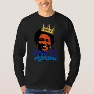 Camiseta Stacy Abrams Para A Governador Georgia Black Femal
