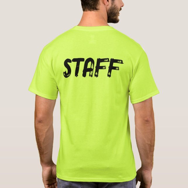 Camiseta STAFF (apenas parte de trás) (Verso)