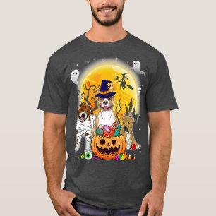 Camiseta Staffordshire Bull Terrier Dog Mummy Witmy Moon Gh