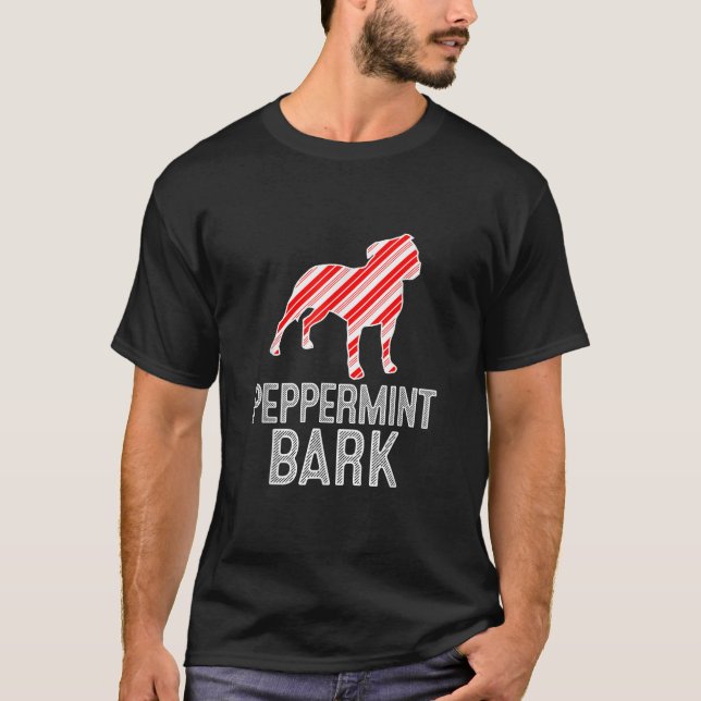 Camiseta Staffordshire Pit Bull Terrier Peppermint Bark Chr (Frente)