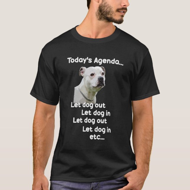 Camiseta Staffy Staffordshire Bull Terrier cachorro-de-esti (Frente)