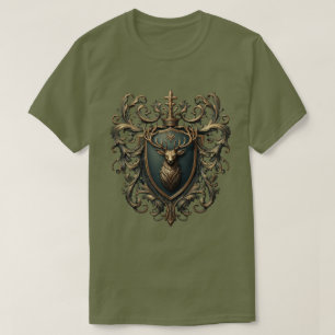 Camiseta Stag Fantasy Family Crest