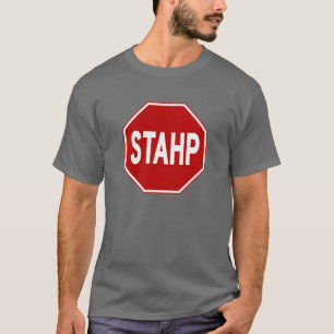 Camiseta STAHP! T do sinal