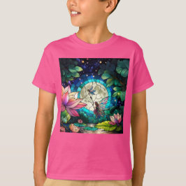 Camiseta Stained Glass Little Fairy With Dragonfly