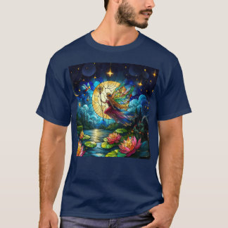 Camiseta Stained Glass Moonlight Flight Fairy 