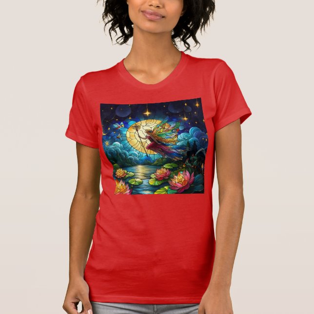 Camiseta Stained Glass Moonlight Flight Fairy  (Frente)