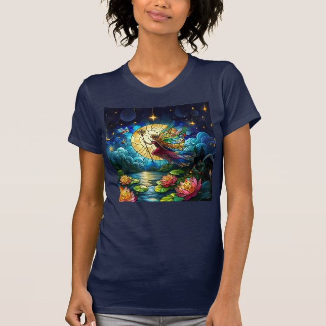 Camiseta Stained Glass Moonlight Flight Fairy  (Frente)