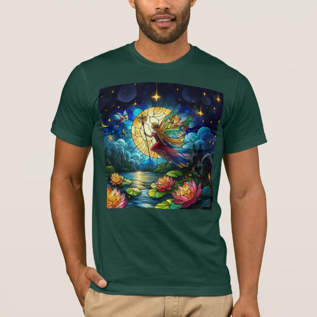 Camiseta Stained Glass Moonlight Flight Fairy  (Frente)