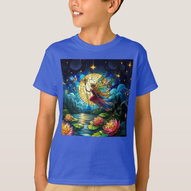 Camiseta Stained Glass Moonlight Flight Fairy  (Frente)