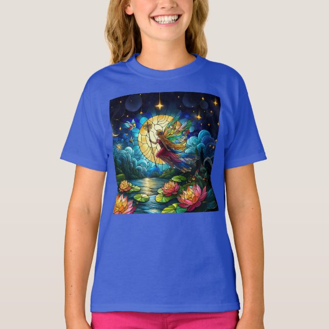 Camiseta Stained Glass Moonlight Flight Fairy  (Frente)