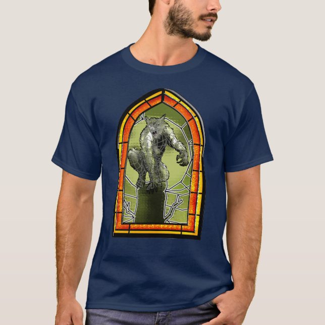 Camiseta StainGlass Warewolf (Frente)
