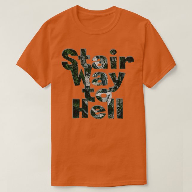 Camiseta Stair Way to Hell (Frente do Design)