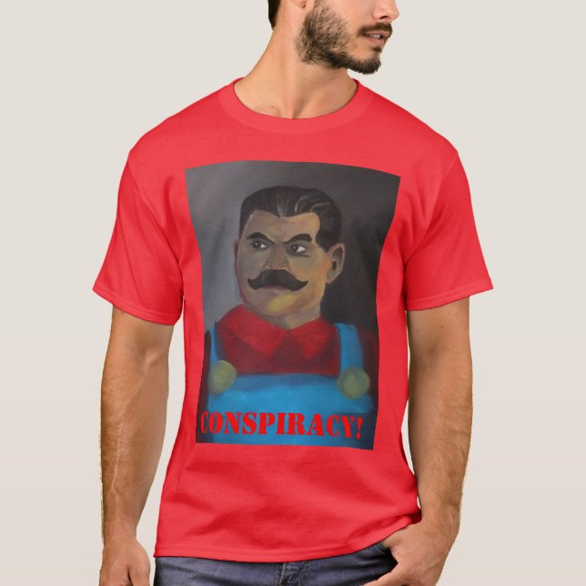 Camiseta Stalin é t-shirt de Mario (Frente)