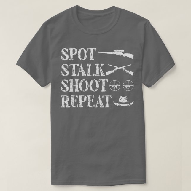 Camiseta Stalk Shoot Hunting Coyote Hunter (Frente do Design)