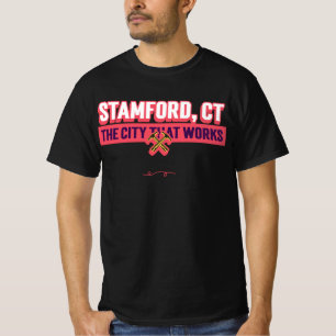 Camiseta Stamford, CT A Cidade Que Funciona