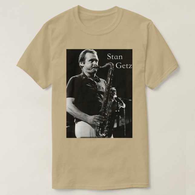 Camiseta Stan Getz (Frente do Design)