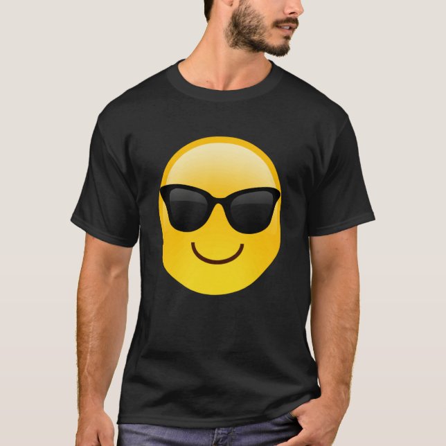 Camiseta Stand Out with a Smile Awesome Smiling Face Shades (Frente)