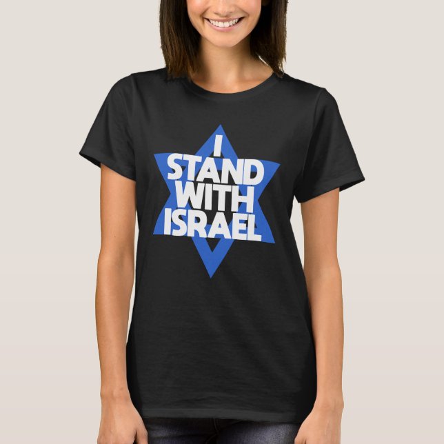 Camiseta Stand With Israel  (Frente)