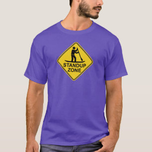 Camiseta Standup Paddleboard Zone Road Sign