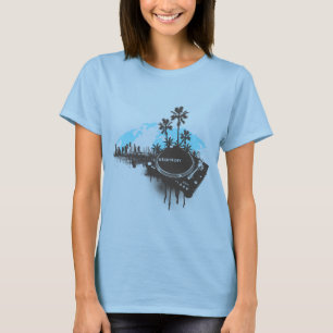 Camiseta Stanton disco-jóquei da música da plataforma