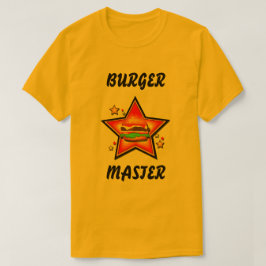 Camiseta Star Burger Burger Master Mens T-shirt