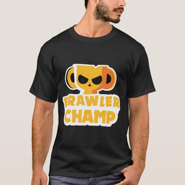 Camiseta Star Gamer Os Jogos Estrelas Brawler Beawler (Frente)