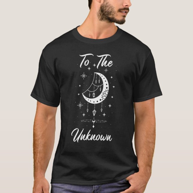 Camiseta Star Gazing - Ao Desconhecido - Astrônomo - Conste (Frente)