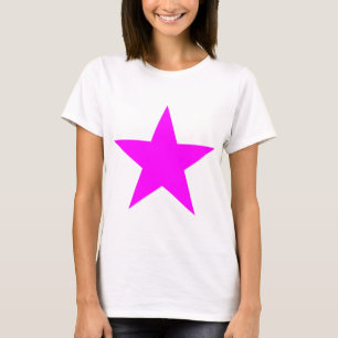Camiseta Star Magenta O MUSEUM Zazzle Oferece