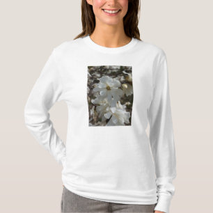 Camiseta Star Magnolia Blooms T-shirt de longa manga