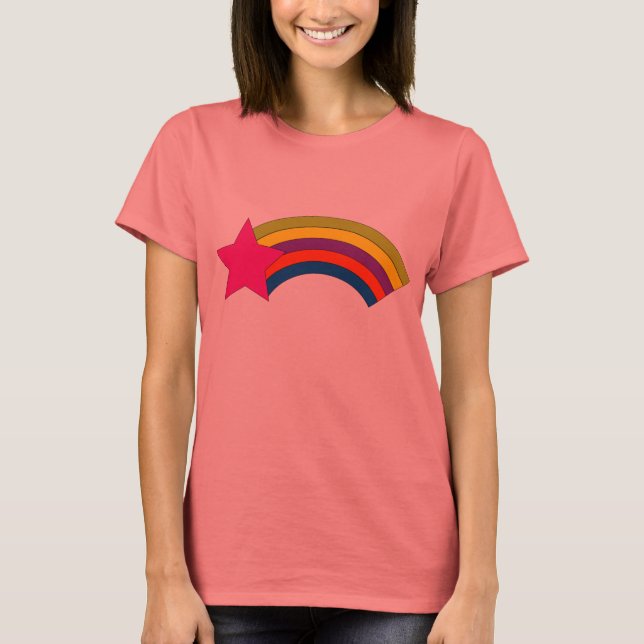 Camiseta Star Rainbow T-Shirt (Frente)