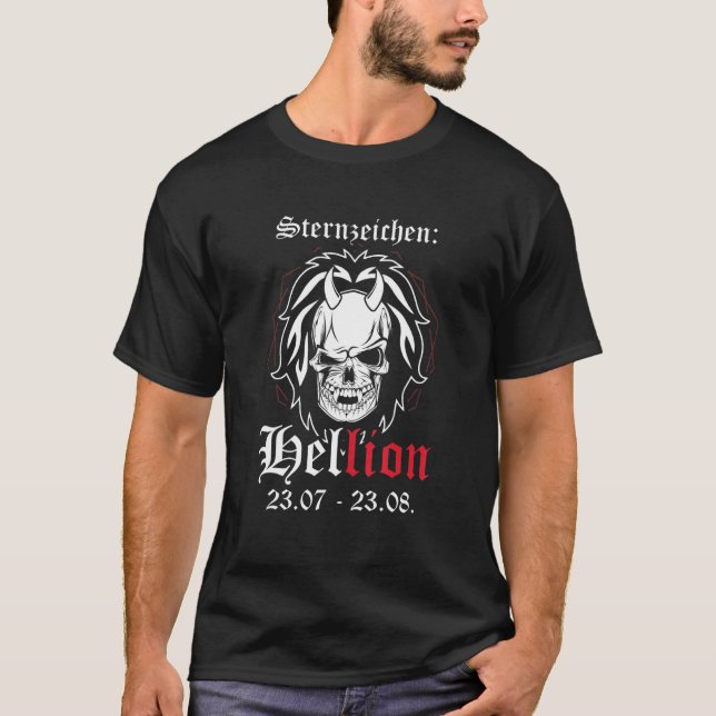 Camiseta Star Sign Rock Hellion For Lion (Frente)