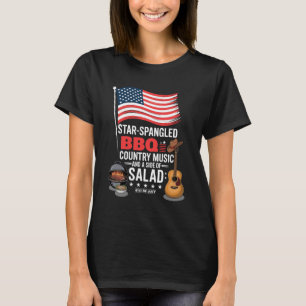 Camiseta Star Spanged CHURRASCO Country Music Salad 4 de ju