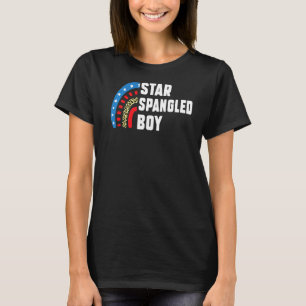 Camiseta Star Spangled Boy 4 De Julho