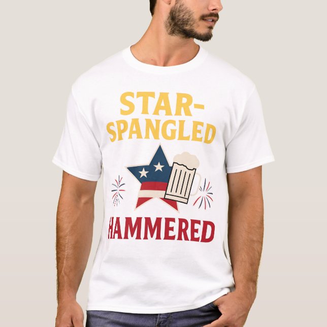 Camiseta Star-Spangled Hammered Tee T-Shirt (Frente)
