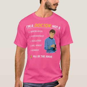 Camiseta Star Trek Original Series Mccoy Eu Sou Médico