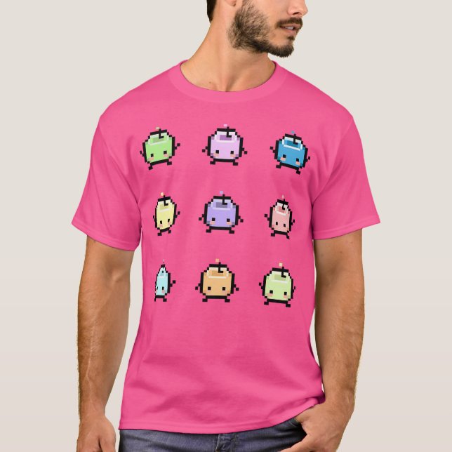 Camiseta Stardew Valley Pastel Junimos (Frente)