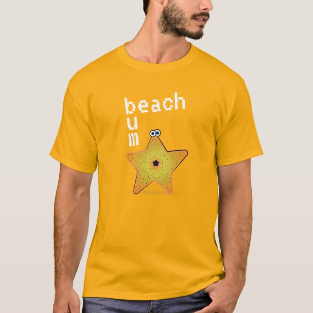 Camiseta Starfish Beach Bum (Frente)