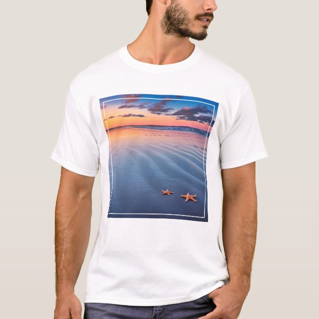 Camiseta Starfish Na Areia (Frente)