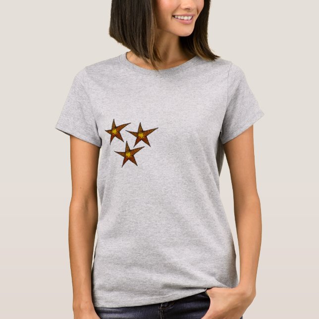 Camiseta Starfish na praia arenosa Arte de Verão (Frente)