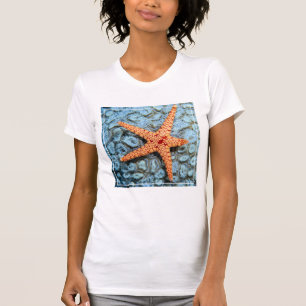 Camiseta Starfish Num Coral Com Polipes