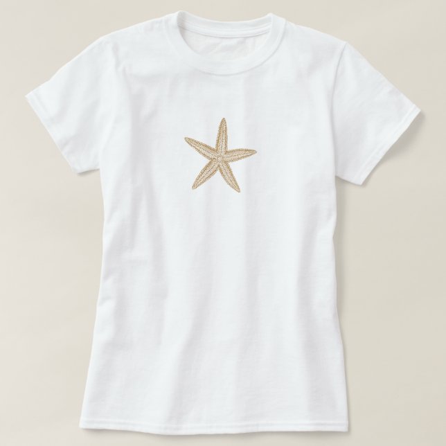 Camiseta Starfish Tan Sand (Frente do Design)
