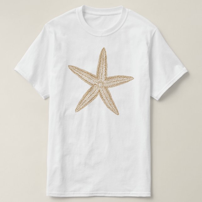 Camiseta Starfish Tan Sand (Frente do Design)