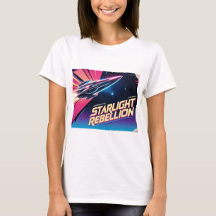 Camiseta Starlight Rebellion Retro Pop Cultura Mulheres