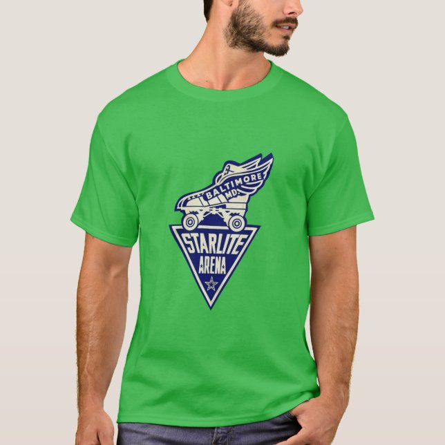 Camiseta Starlite Arena Baltimore Maryland Roller Skating R (Frente)