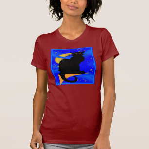 Camiseta StarNight Black Cat Halloween