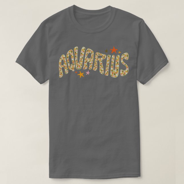 Camiseta Starry Aquarius (Frente do Design)