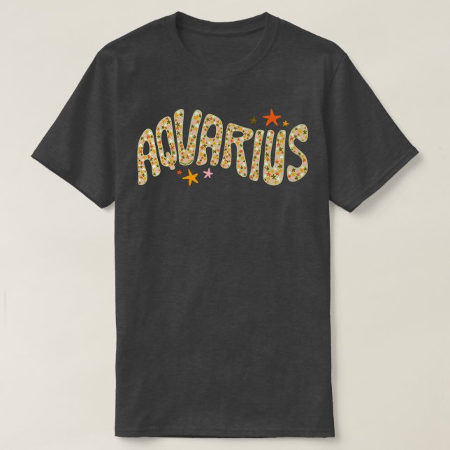 Camiseta Starry Aquarius (Frente do Design)