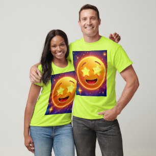 Camiseta Starry Eyed Emoji Joy
